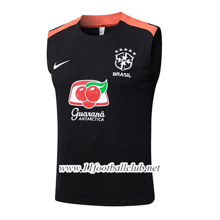 Training Debardeurs Brésil Noir/Orange 2025/2026