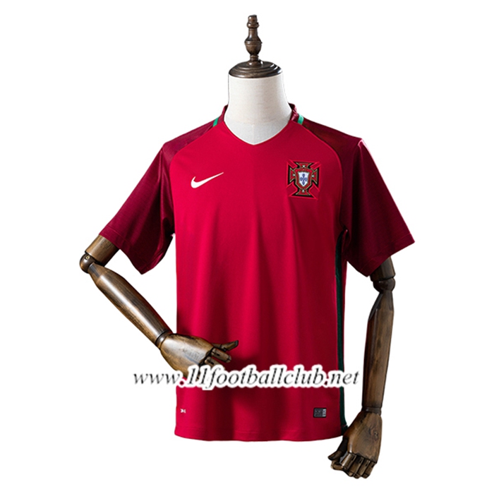 Maillot de Foot Portugal Retro Domicile 2018