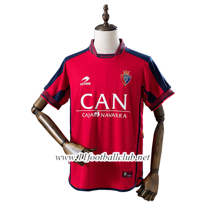 Maillot de Foot Osasuna Retro Domicile 2000/2002