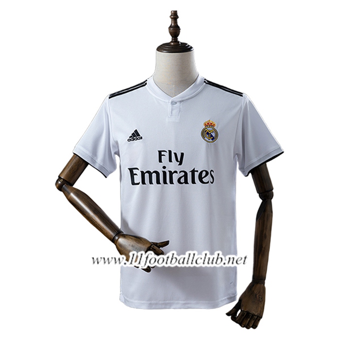 Maillot de Foot Real Madrid Retro Domicile 2018/2019