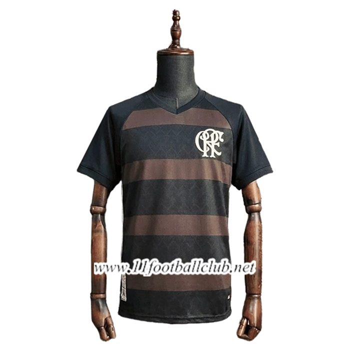 Maillot de Foot Flamengo Retro Diamond Edition Noir/Brune 2018