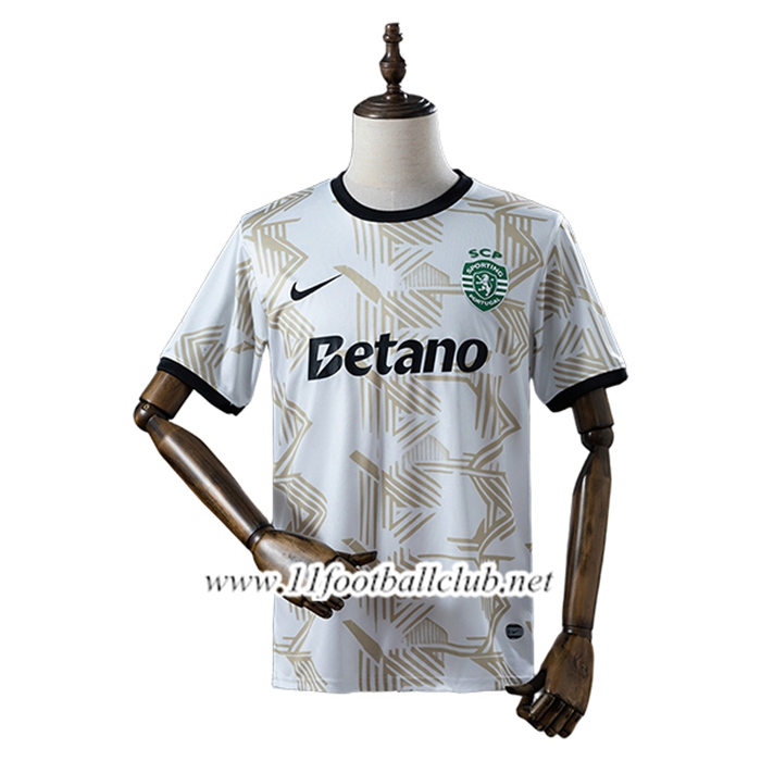Maillot de Foot Sporting Special Edition Blanc/Jaune 2025/2026