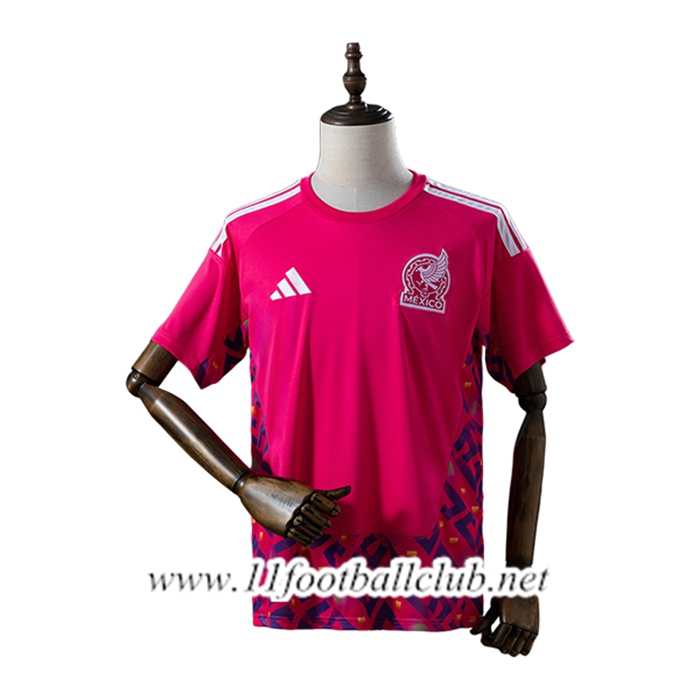 Maillot Equipe Foot Mexique Gardien De But Rose 2026/2027