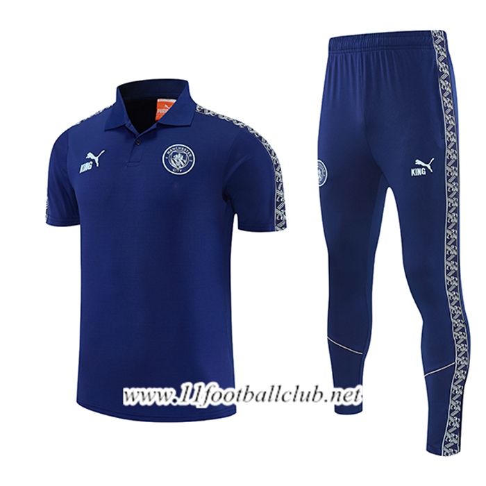 Ensemble Polo Foot Manchester City Bleu 2025/2026 -02