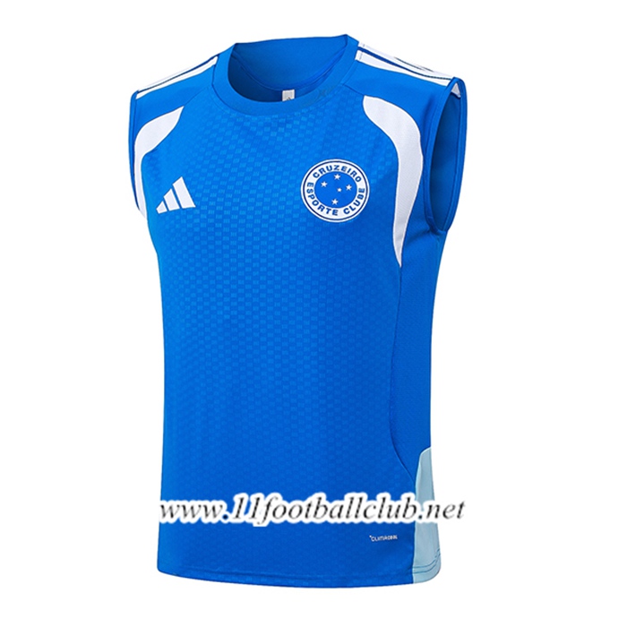 Training Debardeurs Cruzeiro Bleu/Blanc 2025/2026 -02