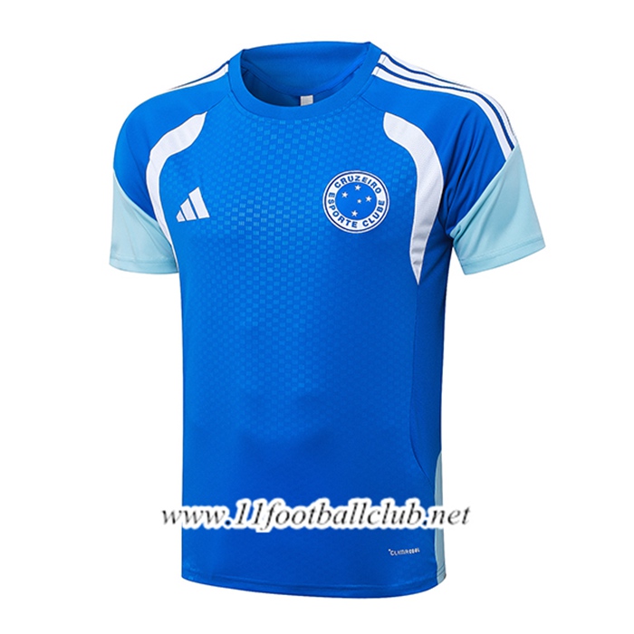Training T-Shirt Cruzeiro Bleu/Blanc 2025/2026