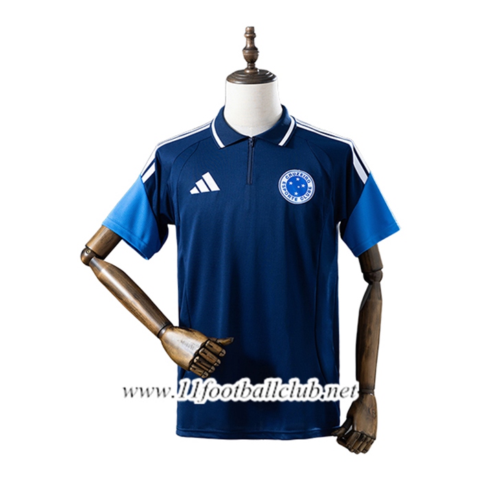 Training T-Shirt Cruzeiro Bleu/Blanc 2025/2026 -02