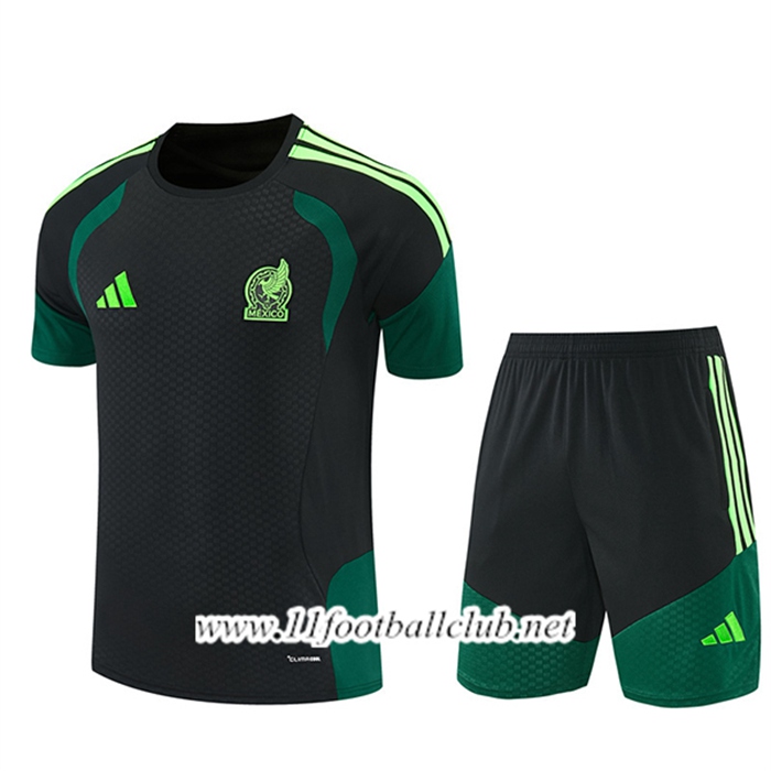 Ensemble Training T-Shirt Mexique Noir/Vert 2026/2027