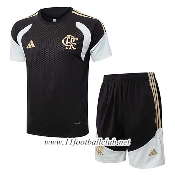 Ensemble Training T-Shirt Flamengo Noir/Blanc/Jaune 2026/2027