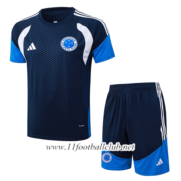 Ensemble Training T-Shirt Cruzeiro Bleu Royal 2026/2027