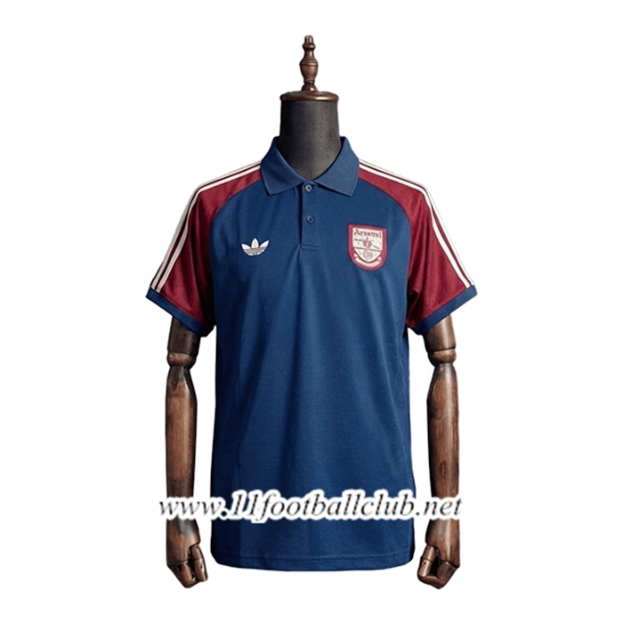 Polo Foot Arsenal Bleu/Rouge/Blanc 2026/2027