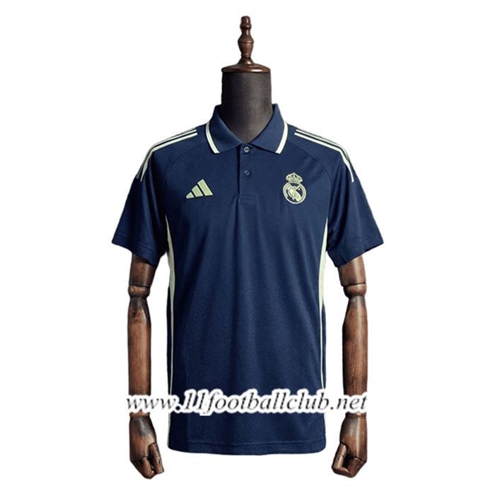 Polo Foot Real Madrid Bleu/Vert 2026/2027