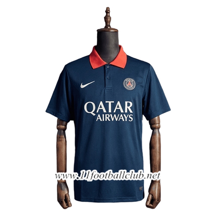 Polo Foot PSG Bleu/Orange 2026/2027