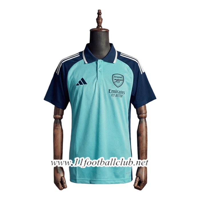Polo Foot Arsenal Bleu/Blanc 2026/2027