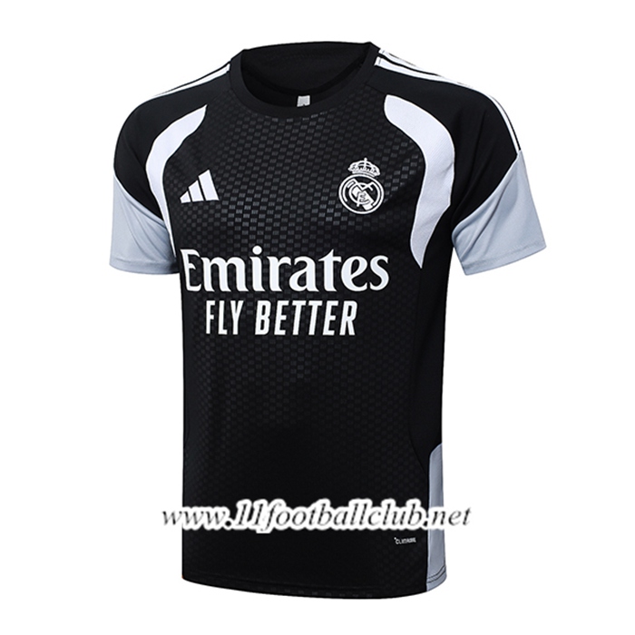 Training T-Shirt Real Madrid Noir/Blanc 2026/2027