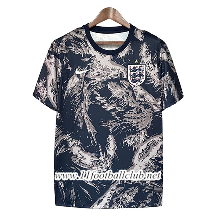Training T-Shirt Angleterre Gris/Noir 2026/2027