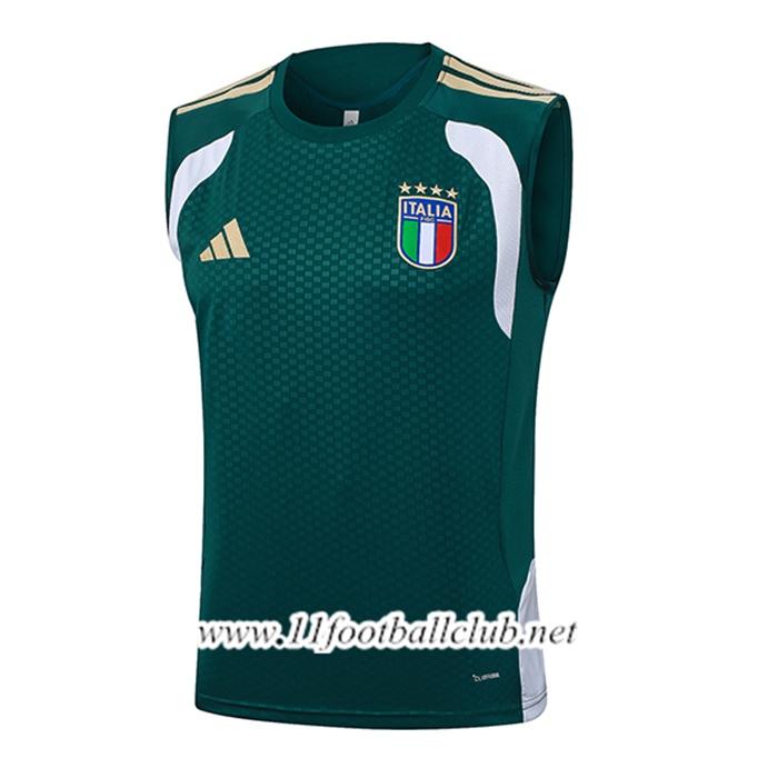 Training Debardeurs Italie Vert 2026/2027