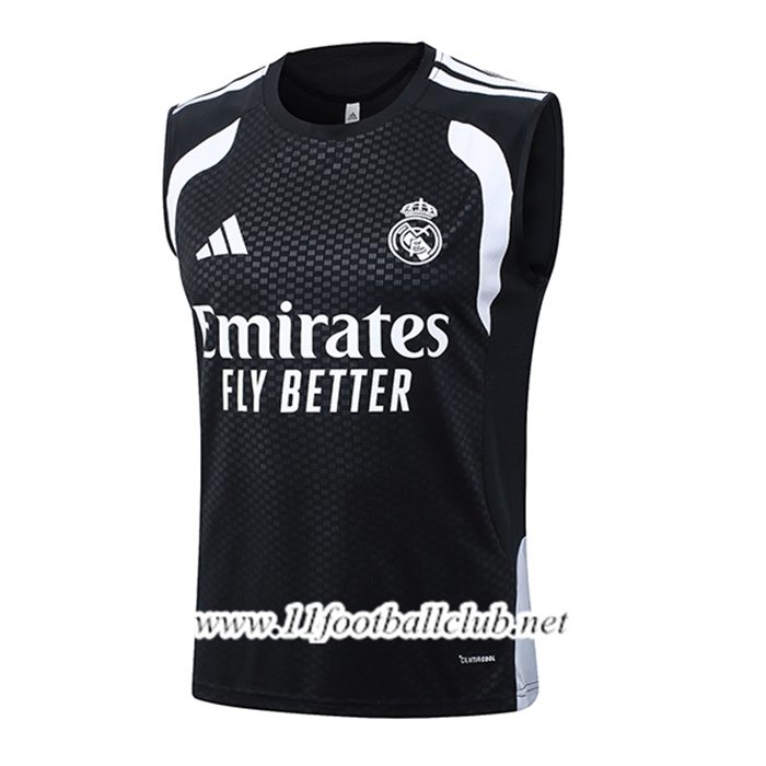 Training Debardeurs Real Madrid Noir/Blanc 2026/2027