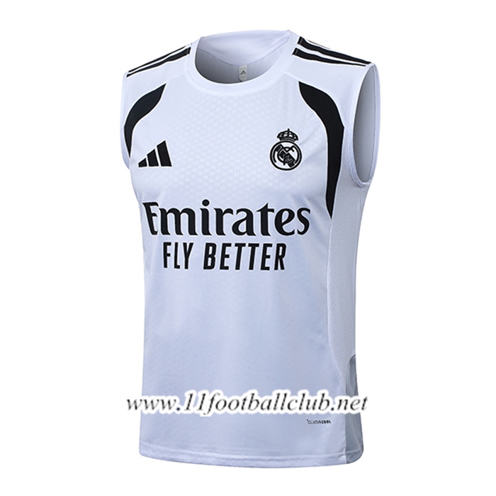 Training Debardeurs Real Madrid Blanc/Noir 2026/2027