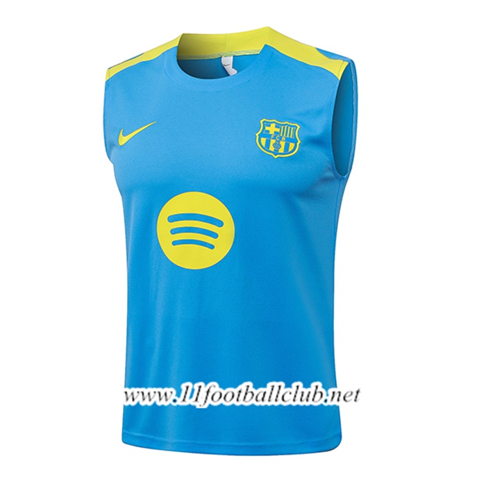 Training Debardeurs FC Barcelone Bleu/Vert 2026/2027