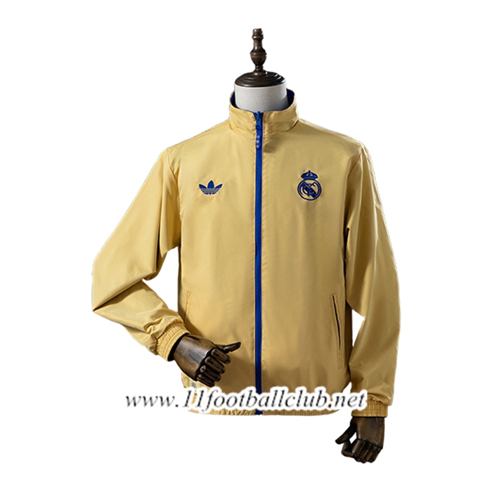 Coupe-Vent Real Madrid Brun/Bleu 2025/2026
