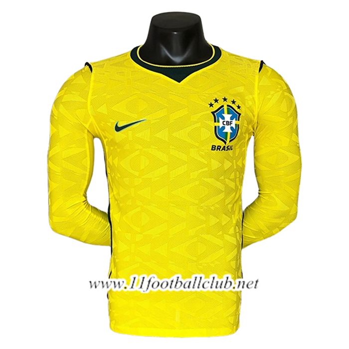 Maillot Equipe Foot Bresil Domicile Manches Longues 2026/2027