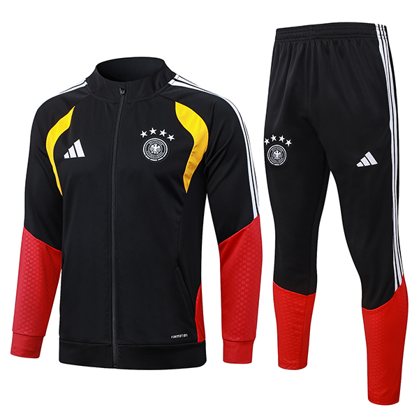 Ensemble Veste Survetement de Foot Allemagne Noir/Rouge/Jaune 2026/2027