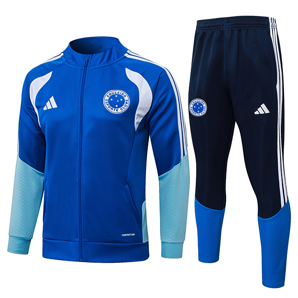 Ensemble Veste Survetement de Foot Cruzeiro Bleu 2026/2027