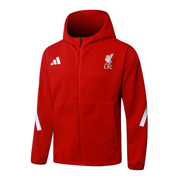 Veste A Capuche FC Liverpool Rouge/Blanc 2025/2026