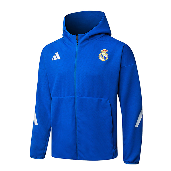 Veste A Capuche Real Madrid Bleu 2025/2026