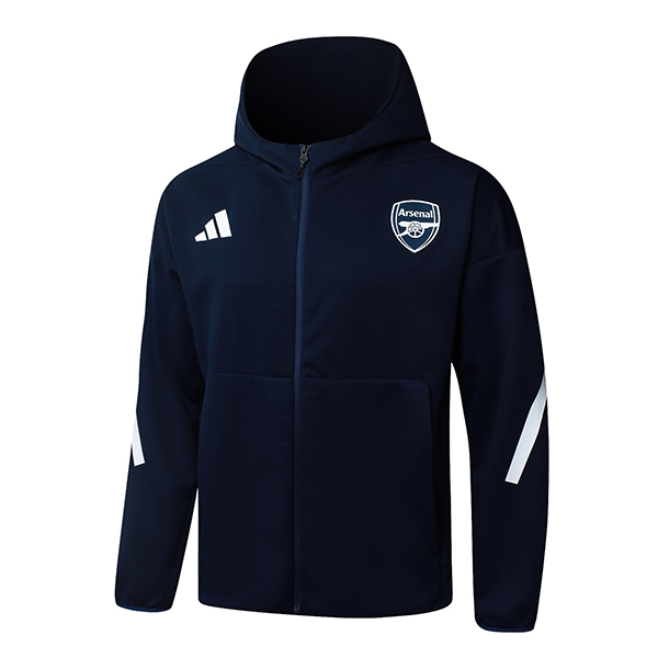 Veste A Capuche Arsenal Bleu Royal 2025/2026