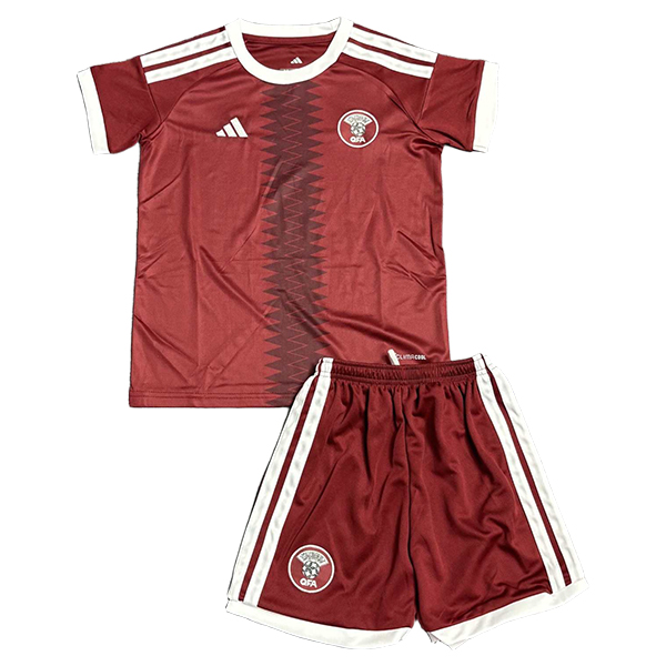 Maillot Equipe Foot Qatar Enfant Domicile Coupe Du Monde 2026