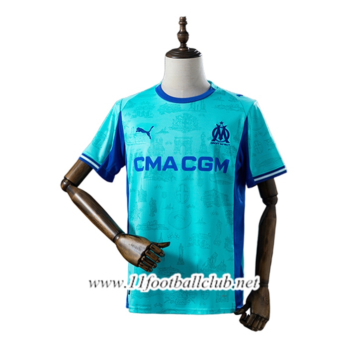Maillot de Foot Marseille OM Special Edition Bleu Clair 2026/2027