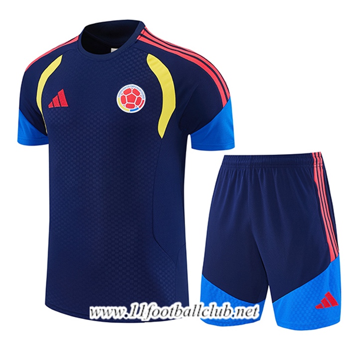Ensemble Training T-Shirt Colombie Bleu Royal 2026/2027