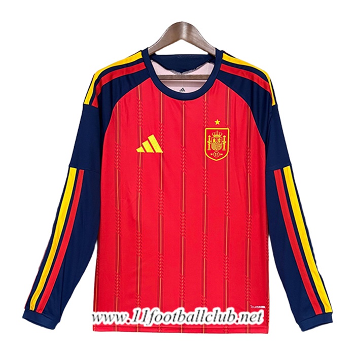 Maillot Equipe Foot Espagne Domicile Manches Longues 2026/2027