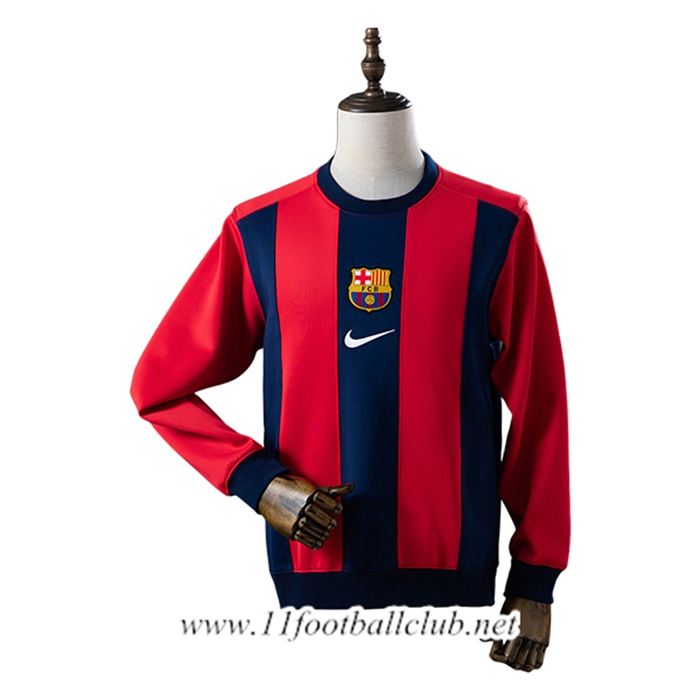 Sweatshirt Training FC Barcelone Rouge/Bleu 2026/2027