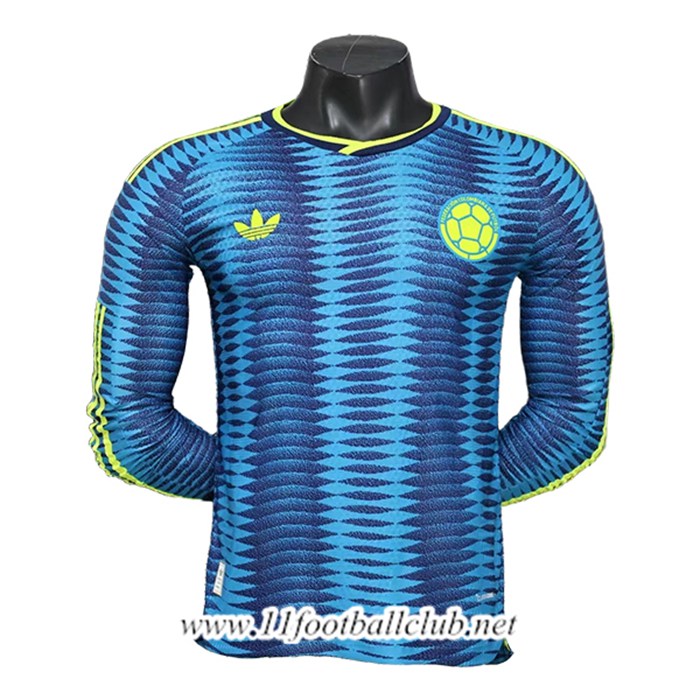 Maillot Equipe Foot Colombie Exterieur Manches Longues Coupe Du Monde 2026