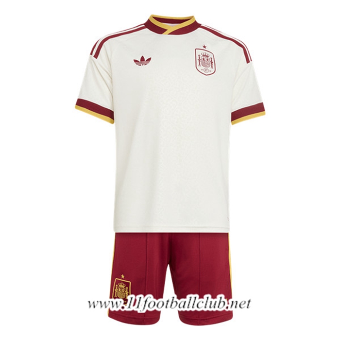 Maillot Equipe Foot Espagne Enfant Exterieur Coupe Du Monde 2026