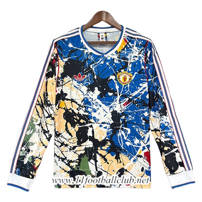 Maillot de Foot Manchester United Manches Longues Special Edition Bleu 2026/2027