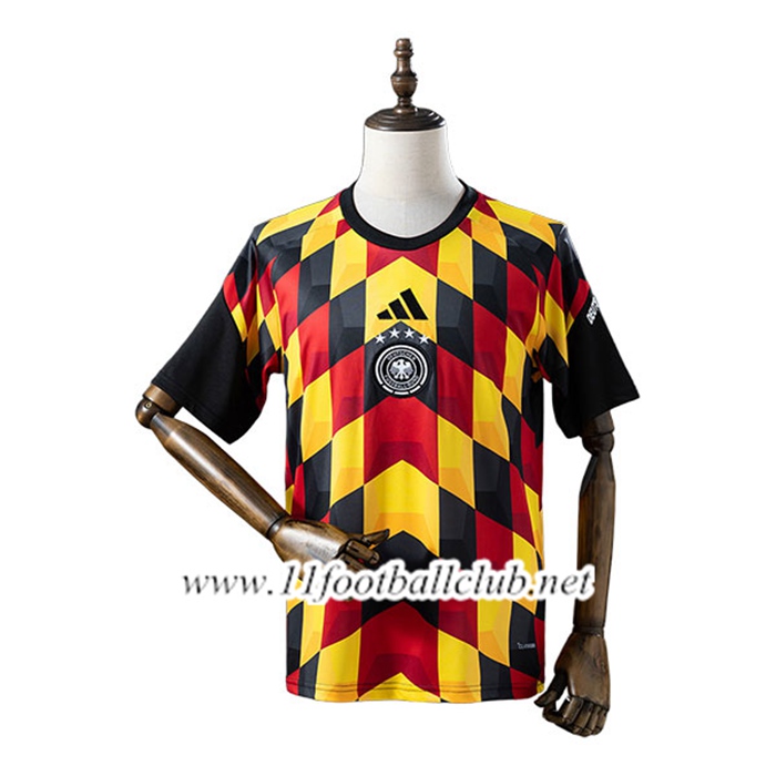 Training T-Shirt Allemagne Noir/Jaune/Rouge 2026/2027