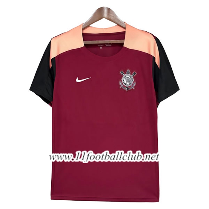 Training T-Shirt Corinthians Rouge/Rose/Noir 2026/2027
