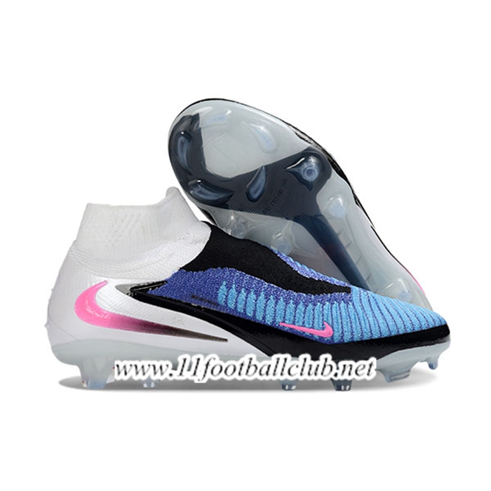 Nike Chaussures de Foot Phantom GX III Elite FG Bleu/Blanc -02