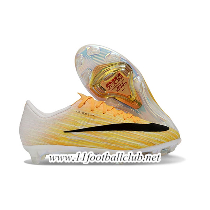 Nike Chaussures de Foot AIR Zoom Mercurial Vapor 17 Elite XXVI FG Orange/Noir