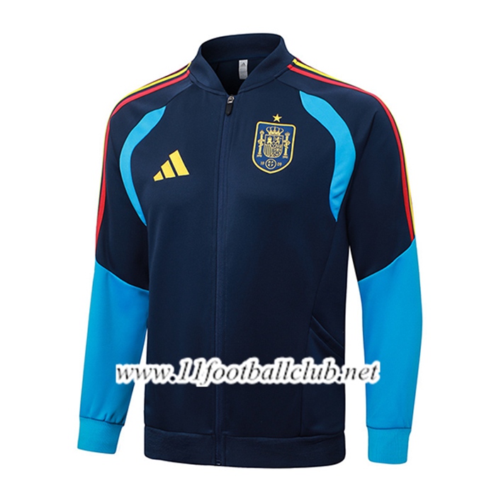 Veste Foot Espagne Bleu Royal 2026/2027