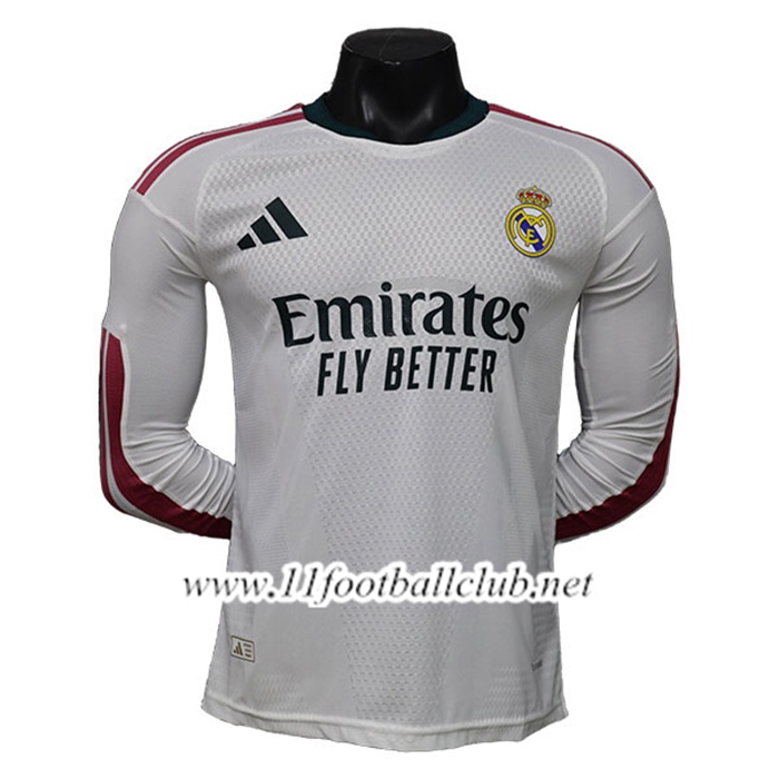 Maillot de Foot Real Madrid Domicile Manches Longues 2026/2027