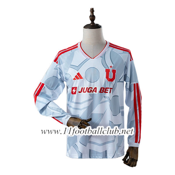 Maillot de Foot Universidad de Chile Manches Longues Special Edition Blanc 2026/2027