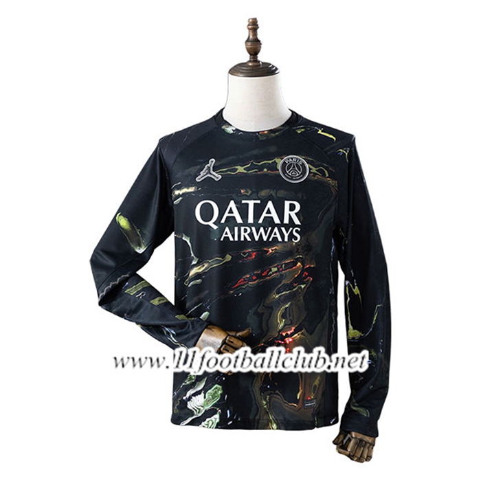 Maillot de Foot PSG Manches Longues Special Edition Noir 2025/2026