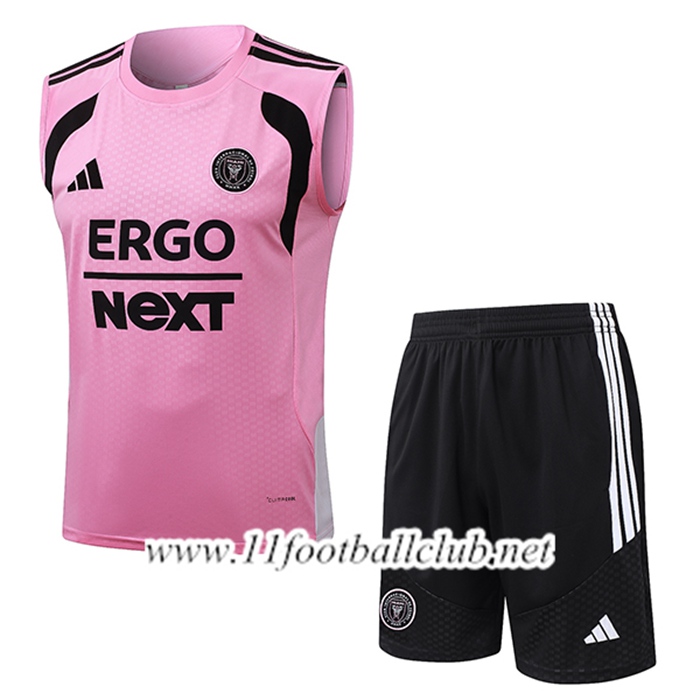 Ensemble Training Debardeurs Inter Miami CF Rose/Noir 2026/2027