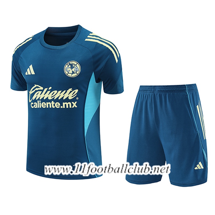 Ensemble Training T-Shirt Club America Bleu/Jaune 2026/2027