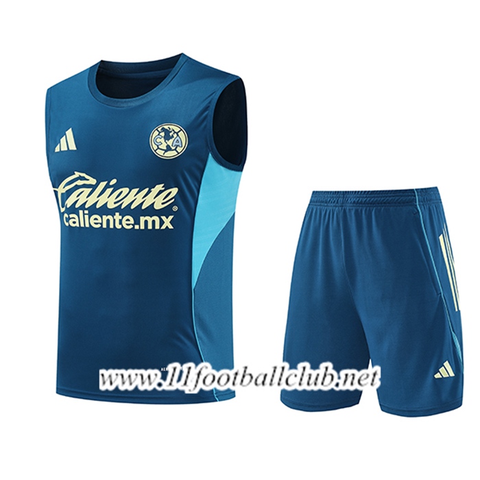 Ensemble Training Debardeurs Club America Bleu/Jaune 2026/2027